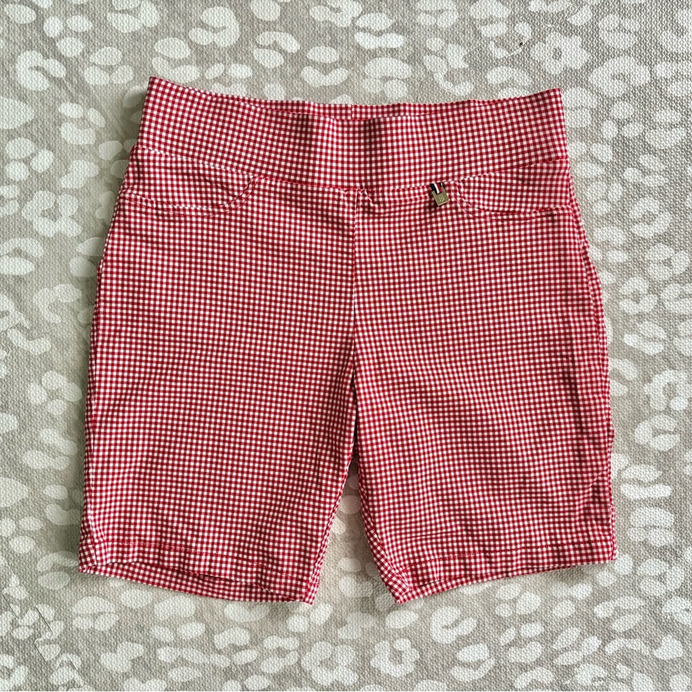 Tommy Hilfiger size 14 stretch gingham bike shorts